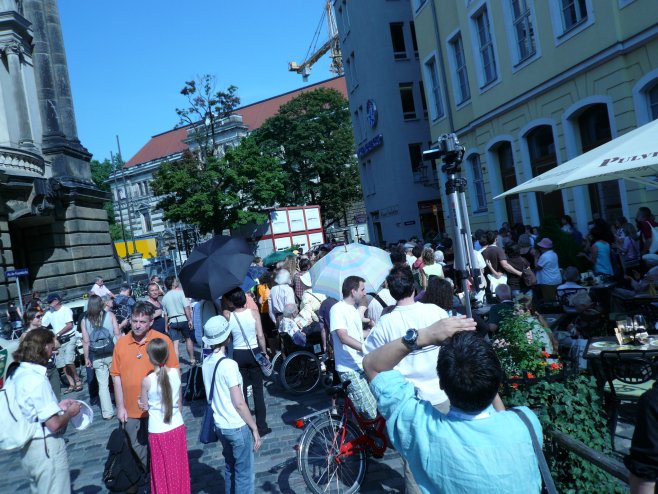Manifestao em Dresden sobre caso da ustria