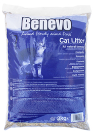 Areia Benevo para gato 3kg
