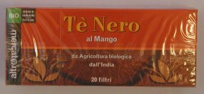 Ch� preto com manga Bio, 20 saquetas
