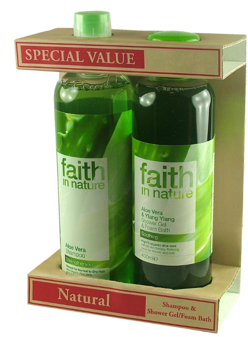 Pack Champ� 400ml + Gel de Duche 400ml de Alo� Vera
