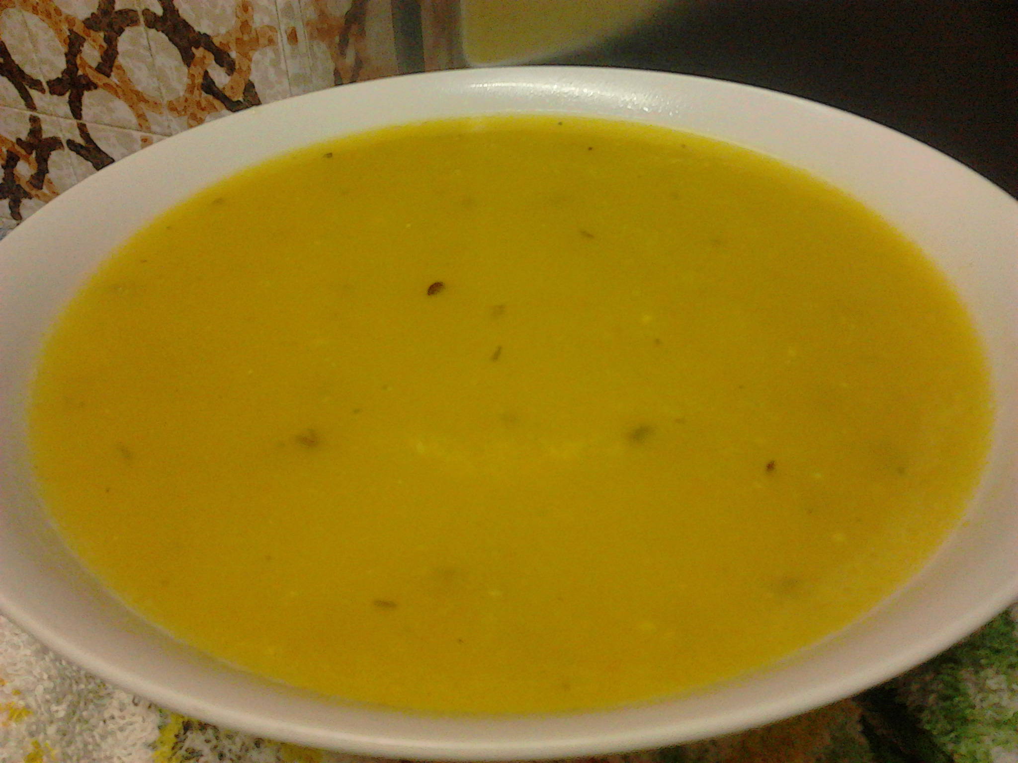 Sopa de Chuchu e Batata-Doce
