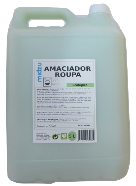 Amaciador roupa Midzu 5 L