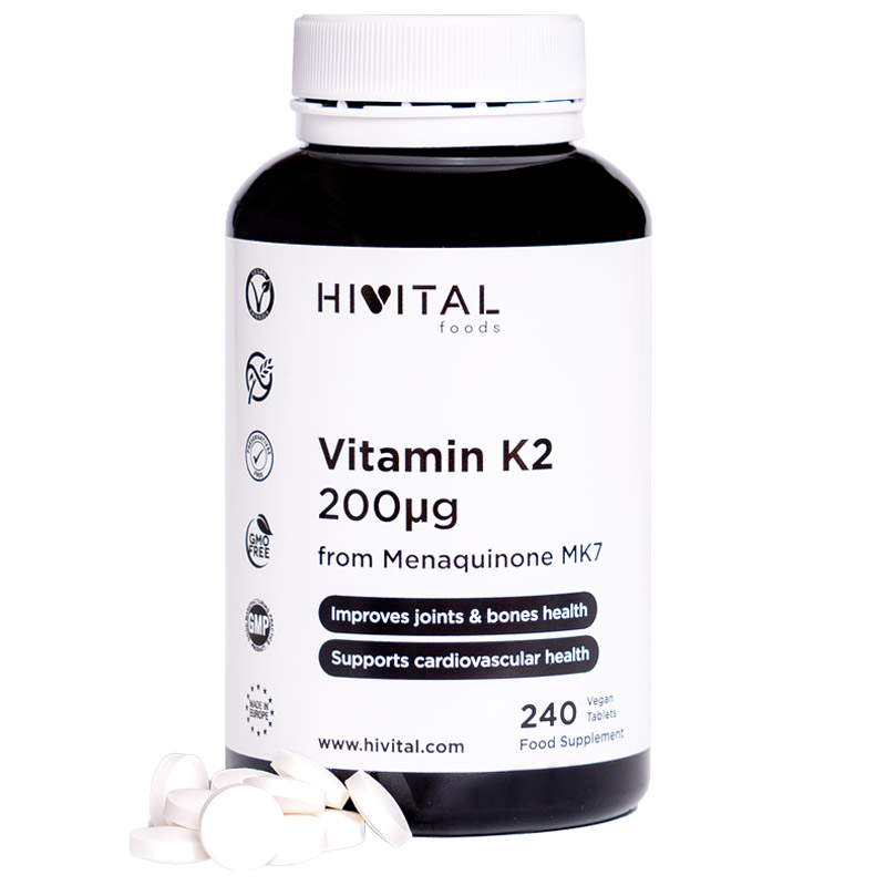 Vitamina K2 200 mcg Hivital