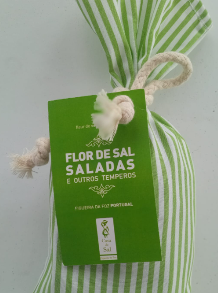 Flor de sal saladas - saco verde
